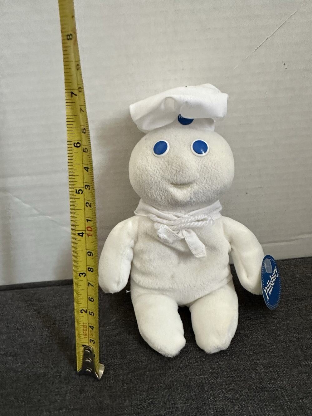 Pillsbury Doughboy Poppin Fresh Plush 7” Applause w Original Hang Tag